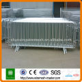 Verzinkte / PVC-gespritzte Sicherheit Crowd Barrier